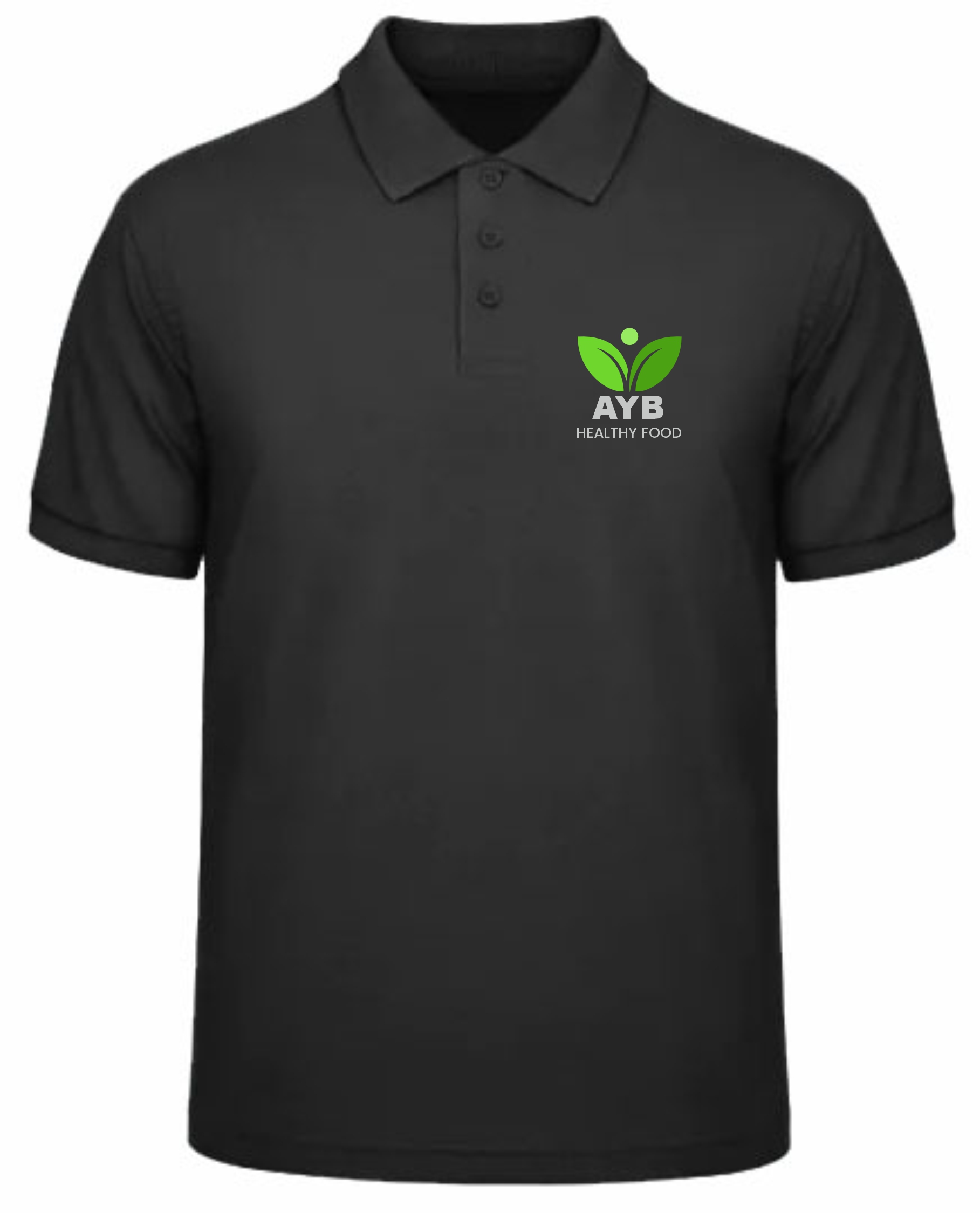 Siyah polo yaka tişört